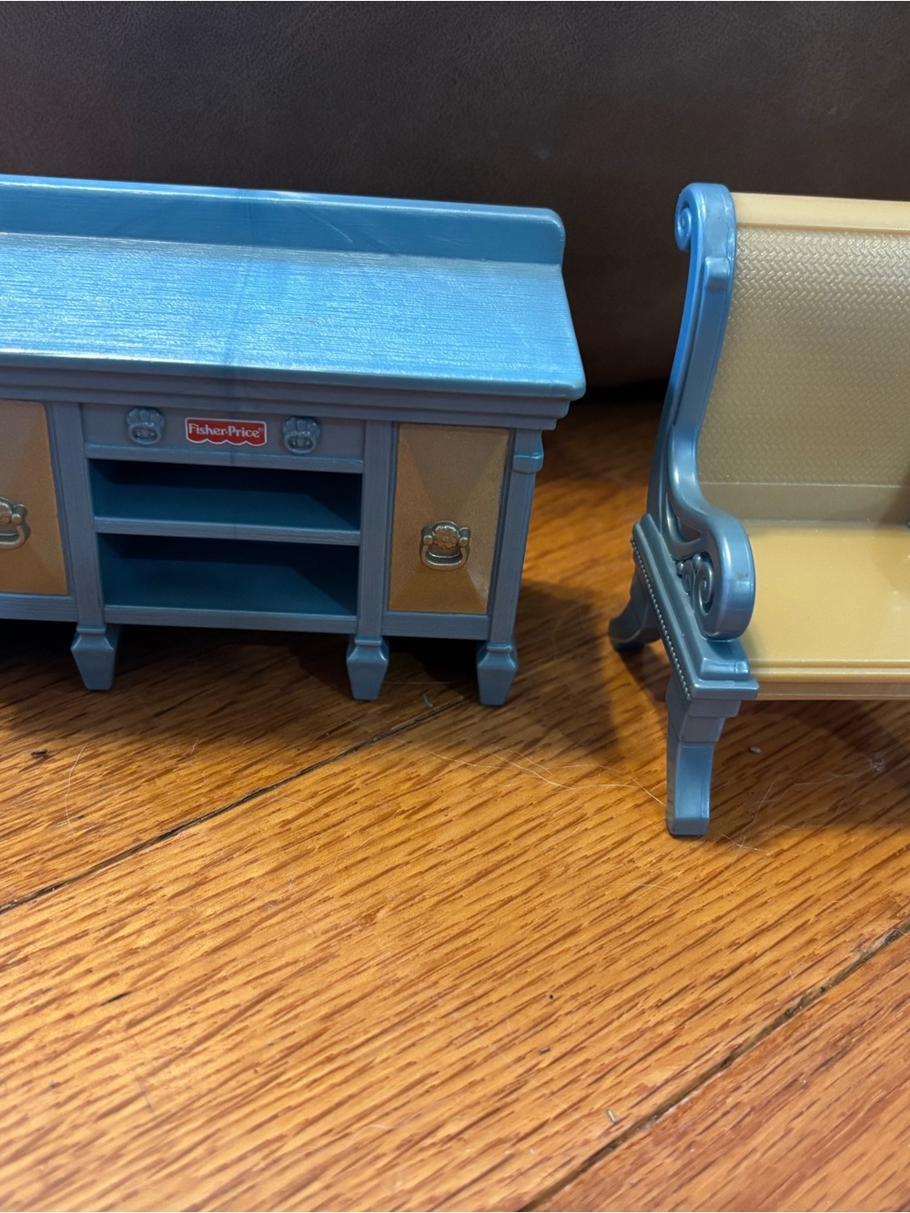 Fisher Price Loving Family Buffet Table Dining Room Furniture and 1 Chair
